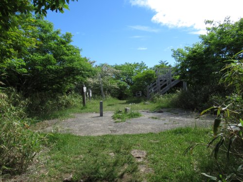 茶臼山頂上